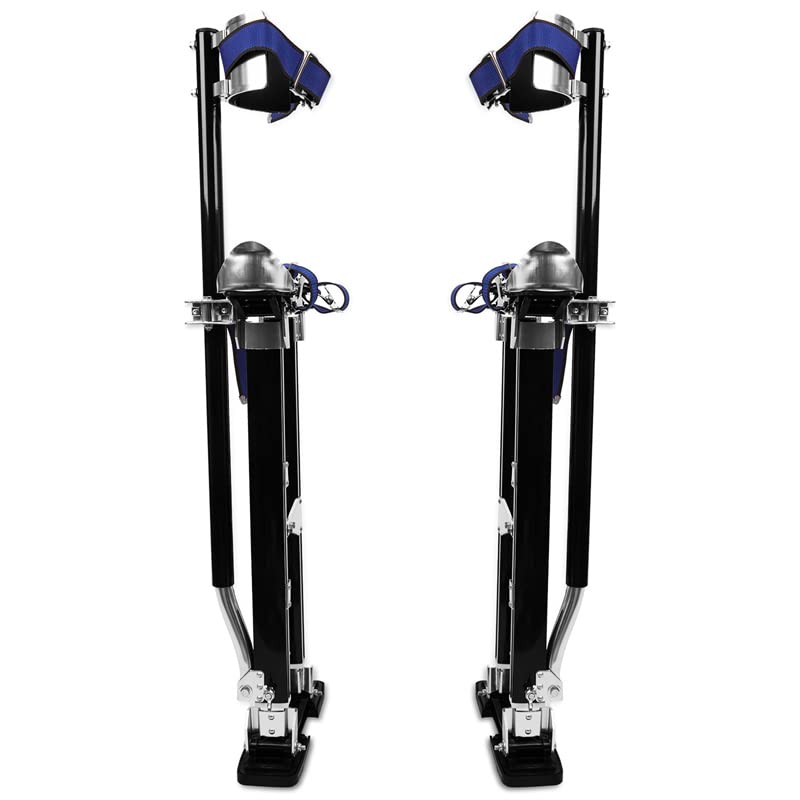 Photo 1 of  Drywall Stilts 24"-40"Height Adjustable?Aluminum Tool Stilts Suitable for Painting Walls, Pruning Branches, Cleaning,Performing Arts Activities.(Black)