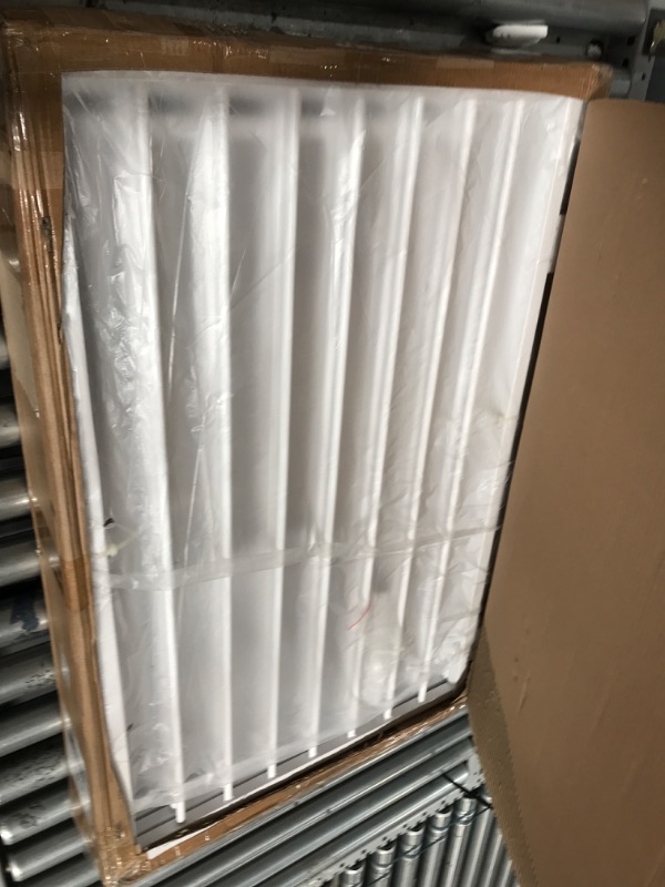 Photo 1 of Jeyew Metal Freestanding Dog Gates for The House Extra Wide,Metal Pet Fences Indoor&Outdoor for Puppy,White Foldable Dog Gate with Door for Doorways Stairs (6 Panels with Door 32" H)