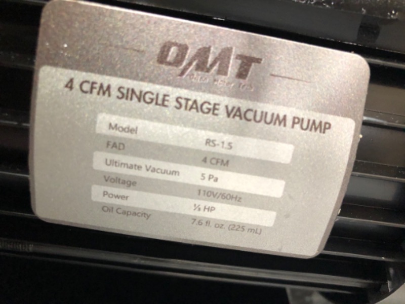 Photo 4 of Orion Motor Tech R1234yf AC Gauges and Vacuum Pump, with Leak Detector 5FT Hoses R1234yf can tap R1234yf Quick Couplers, 4 cfm Vacuum Pump and Manifold Gauge Set, 1/3 HP Vacuum Pump R1234yf Gauge Set