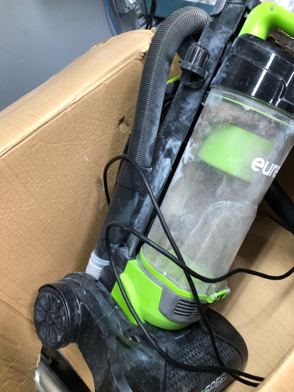 Photo 4 of **INCOMPLETE**Eureka Powerful Bagless Upright Carpet and Floor Airspeed Ultra-Lightweight Vacuum Cleaner, w/Replacement Filter, Green
