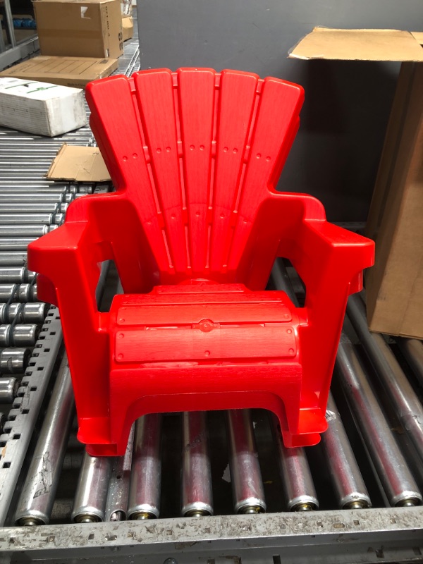 Photo 1 of 2 mini red plastic lawn chair