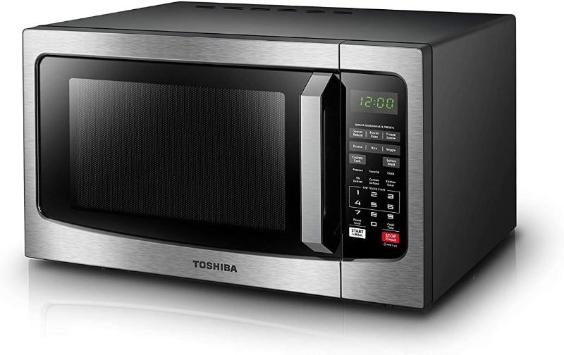 Photo 1 of *Parts Onlyt* TOSHIBA EM131A5C-SS Countertop Microwave Oven, 1.2 Cu Ft with 12.4" turntable
