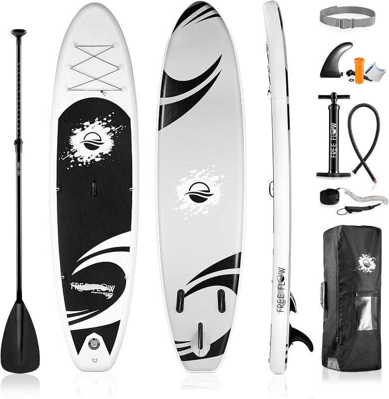 Photo 1 of *MISSING ACCESSORIES*
SereneLife Inflatable Stand Up Paddle Board (6 Inches Thick) 