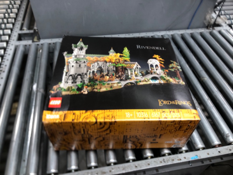 Photo 1 of **SEE NOTES/FOR PARTS**
LEGO Icons The Lord of The Rings: Rivendell 10316 Building Model Kit for Adults, Construct and Display a Middle-Earth Valley with 15 Minifigures, A Great Graduation Gift for Fans and Movie-Lovers