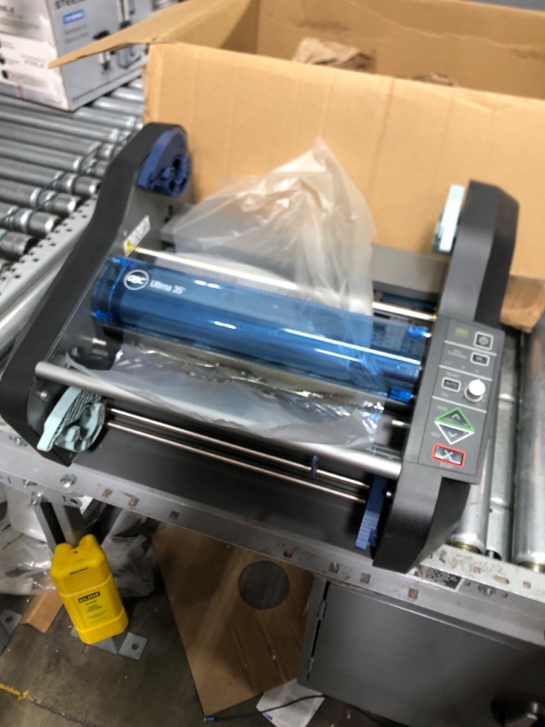 Photo 2 of GBC Thermal Roll Laminator, Ultima 35 Ezload, 12" Max. Width, 1 Min Warm-Up (1701680) , Blue