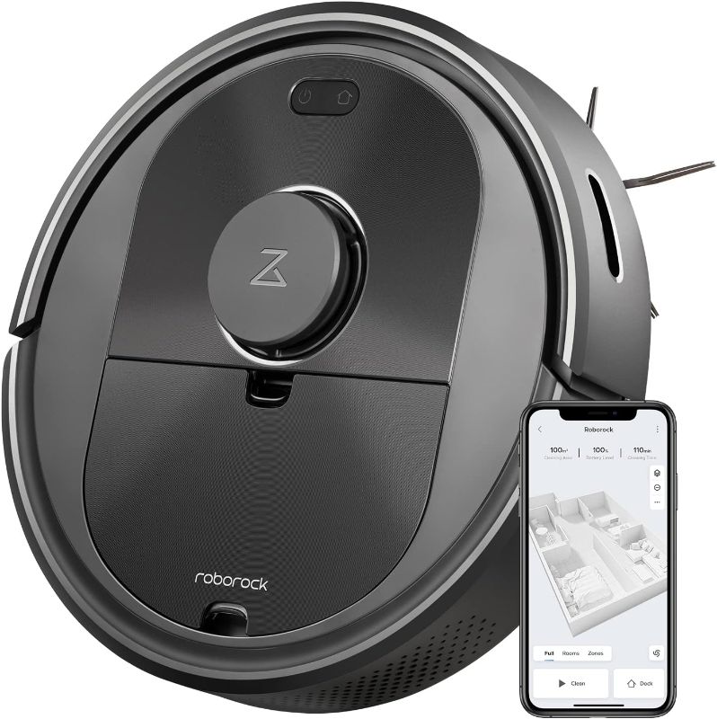 Photo 1 of 
roborock Q5 Robot Vacuum Cleaner, Strong 2700Pa Suction, Upgraded from S4 Max, LiDAR Navigation, Multi-Level Mapping, 180 mins Runtime, No-go Zones, Ideal...
Style:Q5