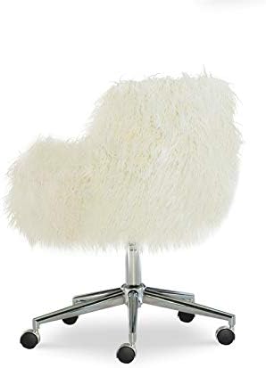 Photo 1 of Photo for Reference Only***Linon Fiona Faux Fur Office Chair