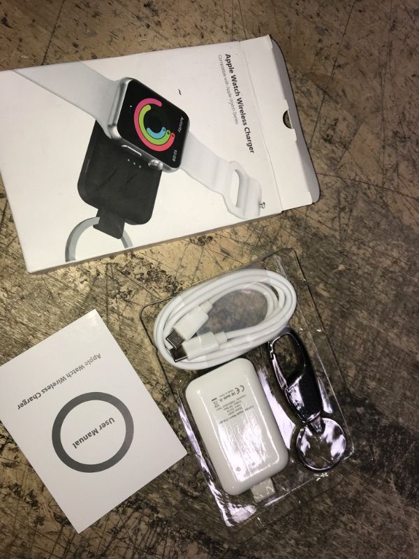 Photo 2 of * powers on * unable to test further *
HiWe Portable Wireless Charger for Apple Watch, 1000MaH iWatch Charger Magnetic Keychain Wireless Power Bank Apple Watch 