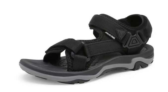 Photo 1 of DREAM PAIRS Women’s Arch Support Hiking Sandals Sport Outdoor Athletic Comfortable Summer Beach Water Sandals DSA214 BLACK SIZE 6