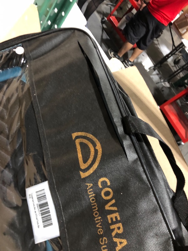 Photo 1 of ***CARRYING CASE DAMAGED - SEE PICTURES***
Coverado Seat Covers, Breathable Faux Leather, Fits Most Trucks, Blue