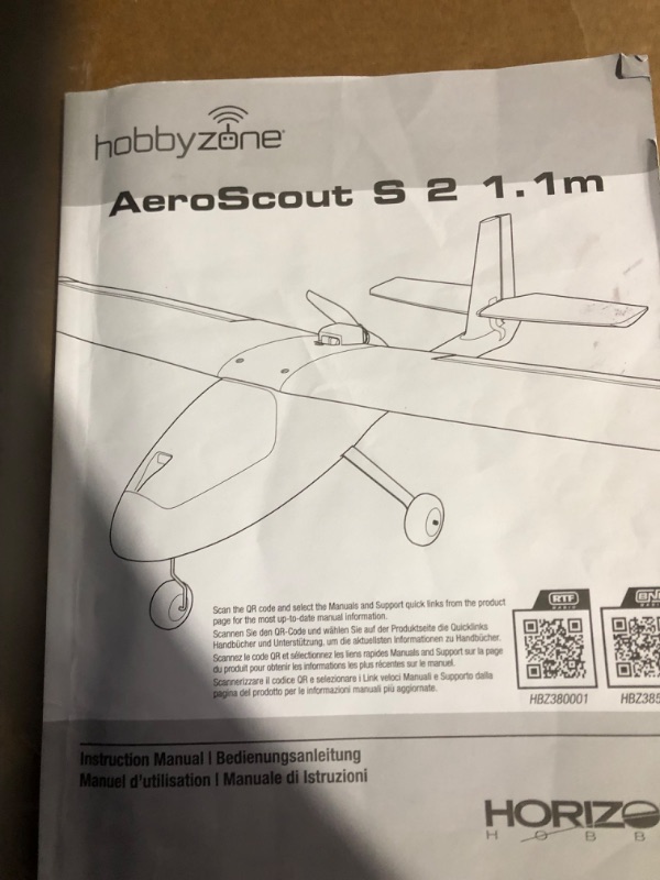 Photo 5 of [FOR PARTS, READ NOTES]
HobbyZone RC Airplane AeroScout S 2 1.1m RTF Basic (Battery and Charger Not Included) with Safe Technology, HBZ380001, Airplanes (RTF), Trainers
