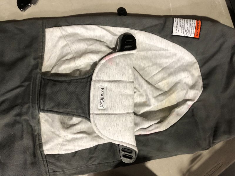 Photo 5 of ***HEAVILY USED AND DIRTY - SEE PICTURES***
BabyBjörn Bouncer Balance Soft, Cotton/Jersey, Dark Gray/Gray (005084US)