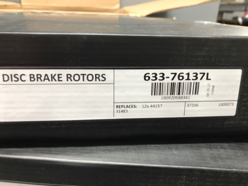 Photo 6 of Hart Brakes Front Rear Brake Rotors Black Drilled Slotted Heavy Duty Pads Compatible For 2007-2021 Lexus LX570, Toyota Land Cruiser, Sequoia, Tundra