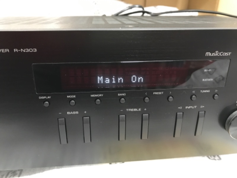 Photo 6 of YAMAHA R-N303BL Stereo Receiver with Wi-Fi, Bluetooth & Phono