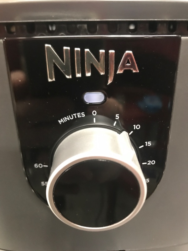 Photo 3 of Ninja AF080 Mini Air Fryer, 2 Quarts Capacity, Compact, Nonstick, with Quick Set Timer, Grey
