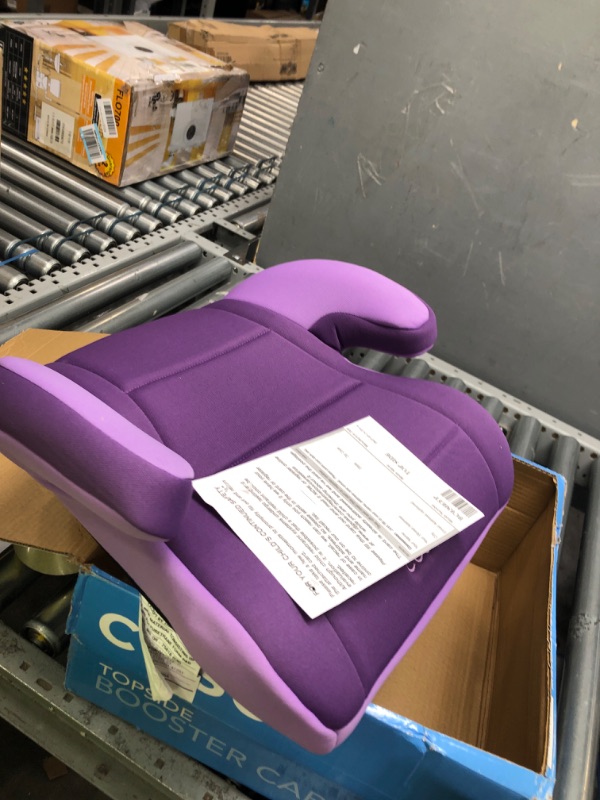 Photo 3 of Cosco Topside Booster Car Seat - Easy to Move, Lightweight Design (Grape), 1 Count (Pack of 1)