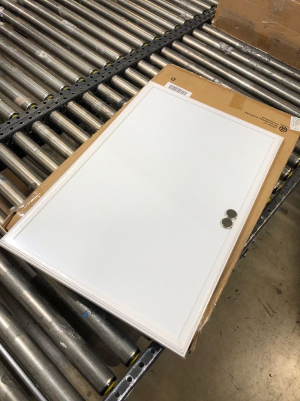 Photo 1 of U Brands Magnetic Dry Erase Board, 20 x 30 Inches, White Wood Frame (2071U00-01) 20'' x 30''