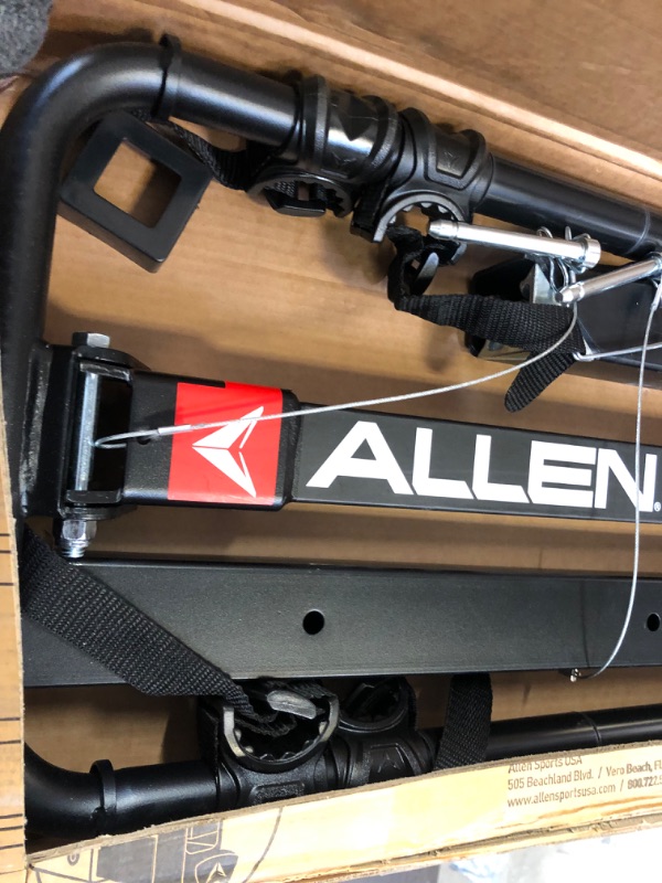 Photo 4 of Allen Sports 4-Bike Hitch Racks for 2 in. Hitch Deluxe Locking Black