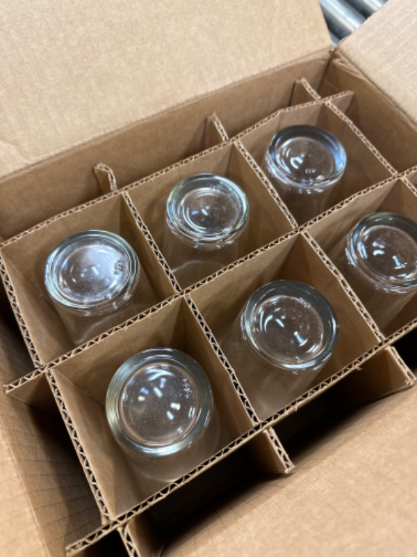 Photo 1 of Amazon Basics Pint Pub Beer Glasses, 16-Ounce, Set of 6