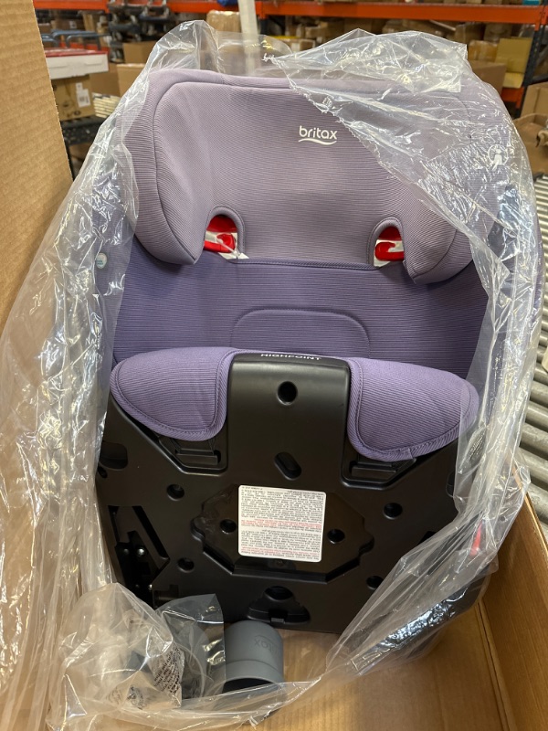 Photo 2 of Britax Highpoint Backless Belt-Positioning Booster Seat, SafeWash Purple Ombre