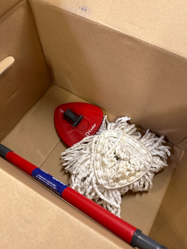 Photo 3 of EasyWring Deep Clean Microfiber Spin Mop with Bucket System and 2 Extra Deep Clean Mop Head Refills