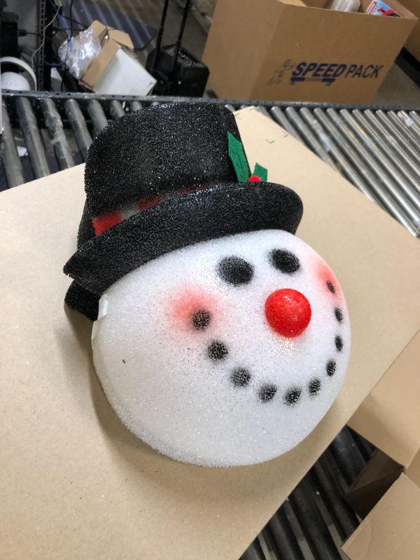 Photo 1 of 2 Pack Christmas Snowman Porch Light Covers, Outdoor Christmas Decorations, Holiday Decorations Christmas Plastic Snowman Lamp Post Cover, Christmas Snowman Decorations for Garage, Porch, Front Door
