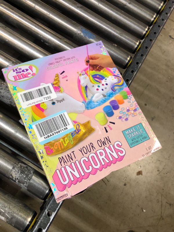 Photo 2 of It’s So Me! Paint Your Own Unicorns – DIY Ceramic Unicorn Kit – Arts and Crafts Kits- Great Birthday Party Activities for Kids Ages 6, 7, 8, 9 One Size