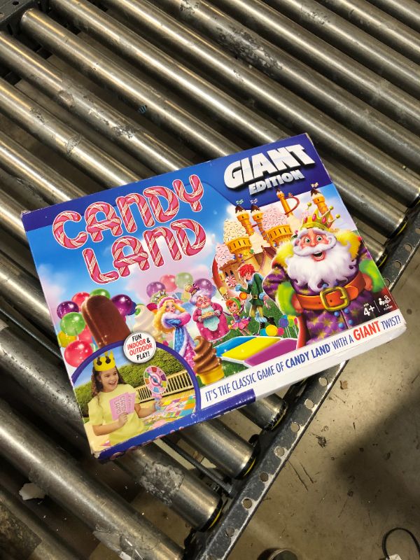 Photo 2 of Giant Candy Land Classic Retro Party Board Game Indoor/Outdoor with Big Oversized Gameboard Summer Toy for Preschoolers, Kids, & Families Ages 4 and up Giant Candyland