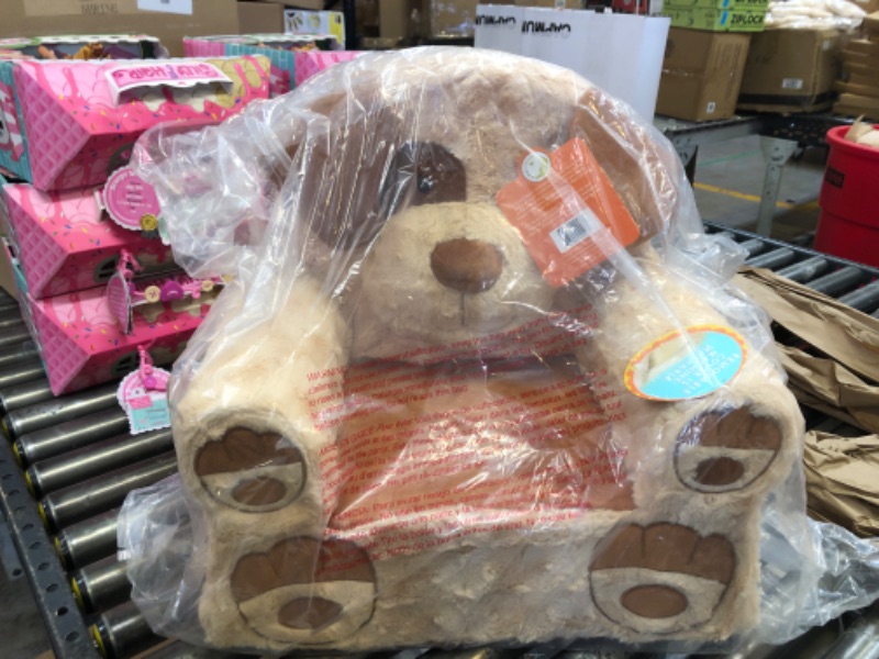 Photo 2 of Animal Adventure | Sweet Seats | Tan Dog Children's Plush Chair