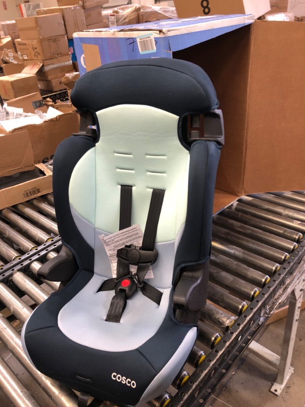 Photo 2 of Cosco Finale DX 2-in-1 Booster Car Seat, Forward Facing 40-100 lbs, Rainbow