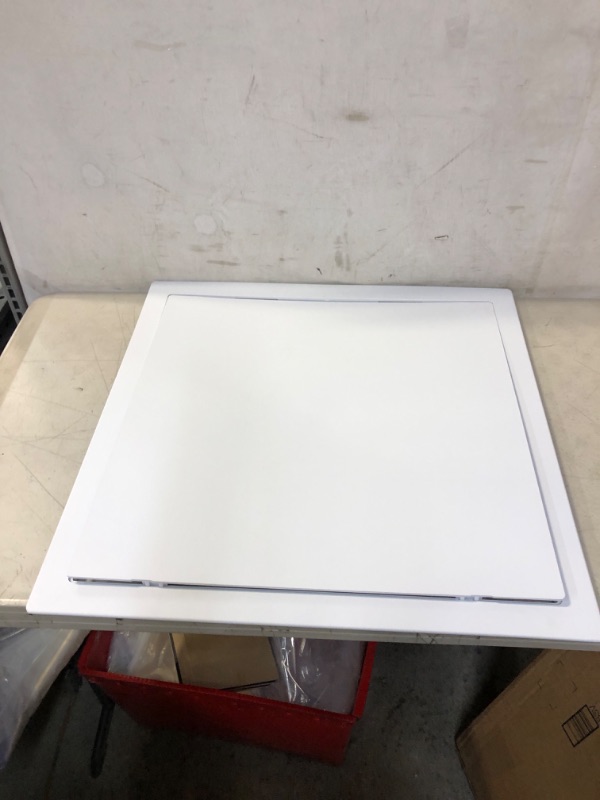 Photo 2 of Access Door 22" X 22" Plastic Access Panel Removeable/Reversable Door with Frame for Concealed Wall/Ceiling Application - [Outer Dimensions: 23" Width X 23" Height] 22 X 22 Universal Plastic - Door Panel