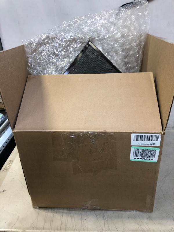 Photo 1 of MUSETEX ATX PC Case Pre-Installed 6Pcs 120mm ARGB Fans, Computer Gaming Case with Tempered Glass Side & Front Panels, Metal Honeycomb Mesh, USB3.0, S6-B S6-B Black