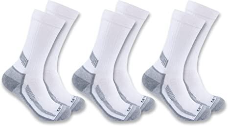 Photo 1 of Carhartt mens Men's Force Performance Work Socks 3 Pair Pack SIZE XL 
