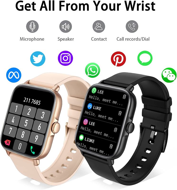 Photo 1 of Smart Watch with Text and Calls, 1.7" Smartwatch for Android Phones