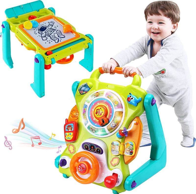 Photo 1 of iPlay, iLearn 3 in 1 Baby Walker Sit to Stand Toys, Kids Activity Center, Toddlers Musical Fun