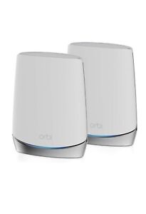 Photo 1 of NETGEAR Orbi RBR750 Mesh Wi-Fi 6 System (Set of 2) (REFURBISHED, UNABLE TO TEST)