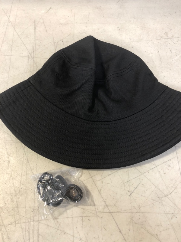 Photo 1 of BLACK BUCKET HAT PLAIN S/M