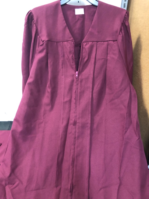 Photo 1 of CAP AND GOWN MAROON SIZE 45"