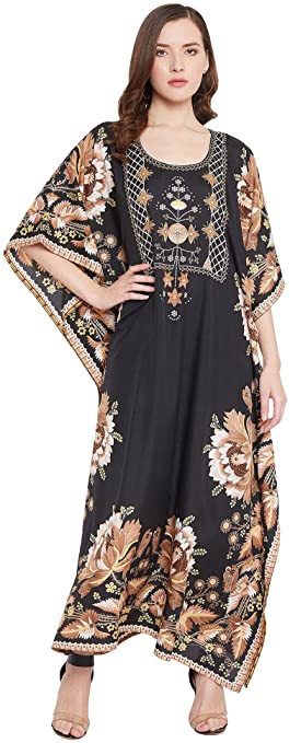 Photo 1 of Gypsie Blu Women Long Maxi Plus Size Polyester Kaftan Caftan Gown Beach Party Casual Dress ONE SIZE FITS ALL  DESIGN MAY VARY. SEE LAST PHOTO FOR ACTUAL DESIGN