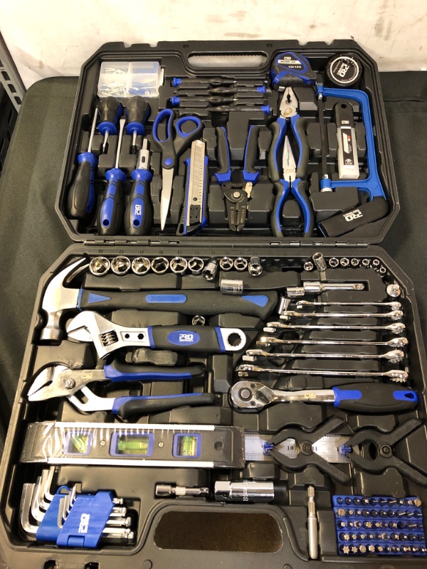 Photo 2 of 210-Piece Household Tool Kit, Prostormer General Home/Auto Repair Tool Set with Hammer, Pliers, Screwdriver Set, Wrench Socket Kit and Toolbox Storage Case - Perfect for Homeowner, Diyer, Handyman