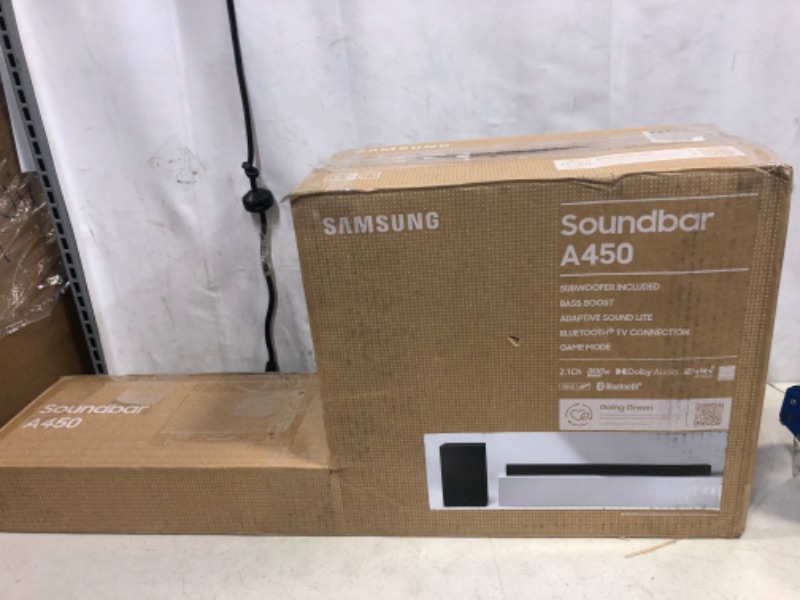 Photo 2 of SAMSUNG SOUND BAR A450 
FACTORY PACKAGED