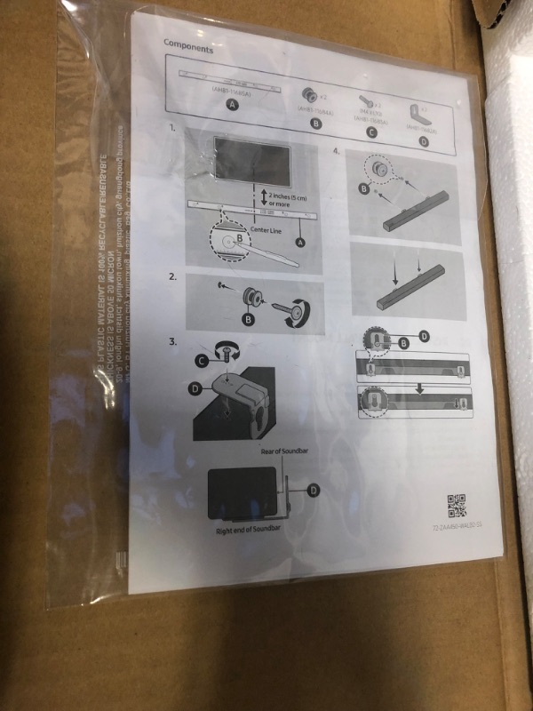 Photo 5 of SAMSUNG SOUND BAR A450 
FACTORY PACKAGED