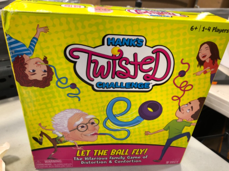 Photo 2 of Hank's Twisted Challenge Family Fun Game – Bend and Twist, Get The Ball Through The Maze to Win! Standard-----factory sealed