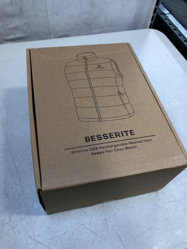 Photo 2 of BESSERITE SPRING LIGHTWEIGHT VEST WITH 10000MAH 7.4V BATTERY PACK