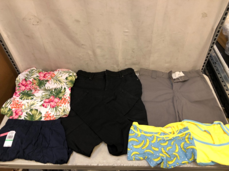 Photo 1 of 5PC LOT, NEW/USED MISC CLOTHING ITEMS, SOLD AS IS, SIZE XL, 3XL, 8.5, 10, 32