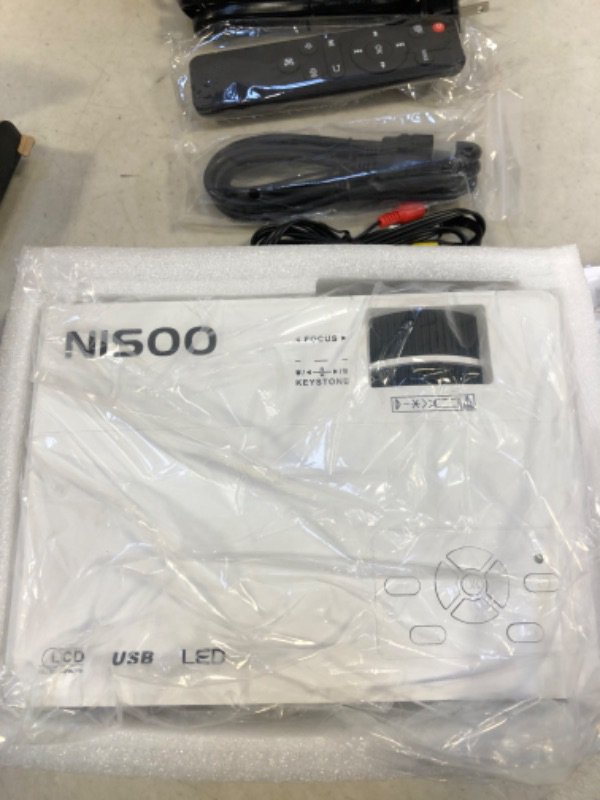 Photo 3 of NIS00 Projector for Outdoor Movies, Supports 1080P