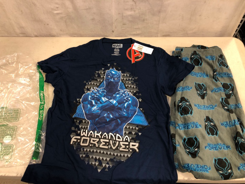 Photo 1 of BLACK PANTHER WAKANDA FOREVER THEME T-SHIRT & AND PANTS SET SIZE M