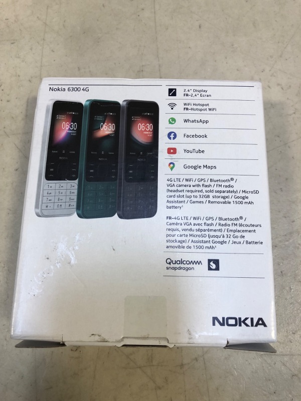 Photo 5 of Nokia 6300 4G TA-1324 4GB GSM Unlocked Dual Sim Phone - Cyan Green
