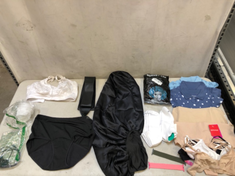 Photo 1 of 13 PC LOT, NEW/USED MISC ITEMS, SOLD AS IS, CLOTHING SIZE 6-12M, L, 7