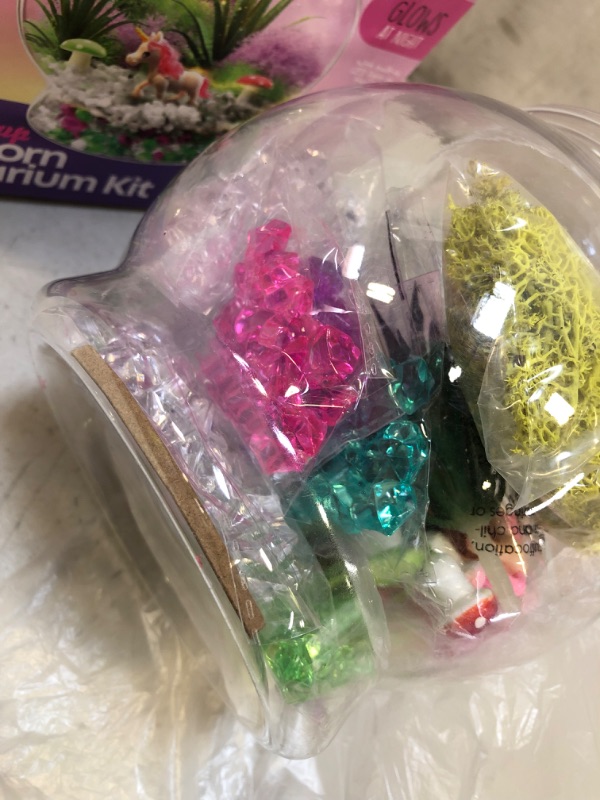 Photo 1 of Light-Up Unicorn Terrarium Kit for Kids - Kids Birthday Gifts for Kids - Best Unicorn Toys & Activities Kits Presents - Arts & Crafts Stuff for Little Girls & Boys Age 4 5 6 7 8-12 Year Old Girl Gift